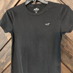Hollister black t-shirt men's xxs